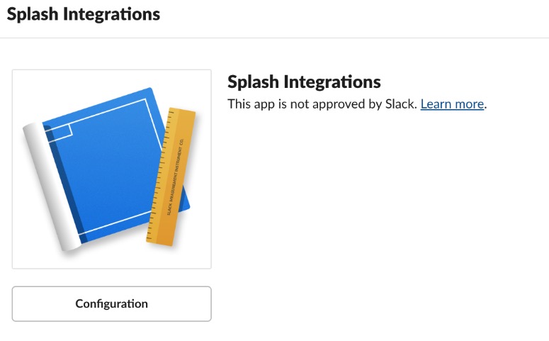 Ticket Slack integration - app not approved – Splash – Zendesk 2024-02-01 at 9.40.40 AM.jpg